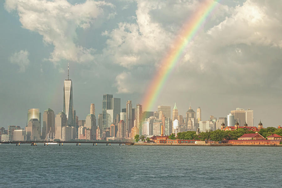New York City Over The Rainbow Photograph by Kristia Adams