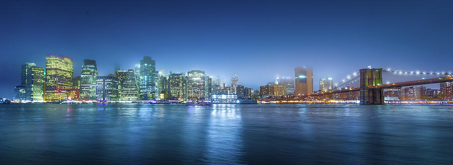 New York City Panorama Photograph by Mark Andrew Thomas
