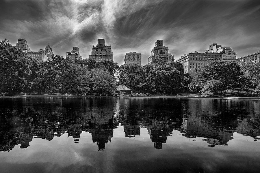 New York City Pond Reflections Photograph by Stuart Litoff