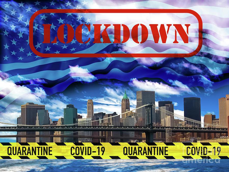 New York city quarantine lockdown Photograph by Benny Marty