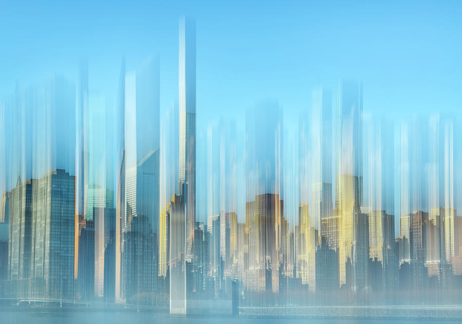 Abstract Photograph - New York City Skyline by Cate Franklyn