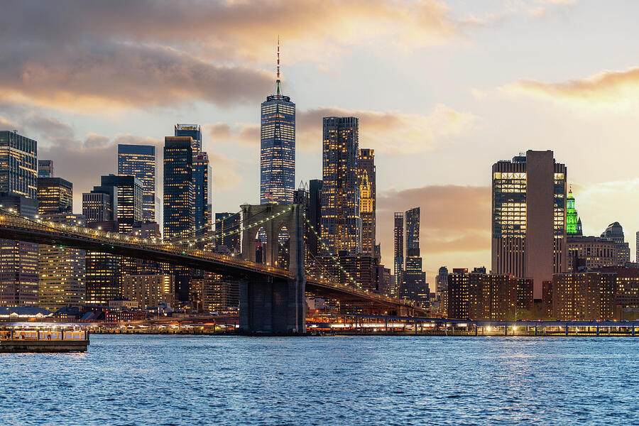 New York City skyline from Brooklyn Photograph by Francesco Riccardo Iacomino