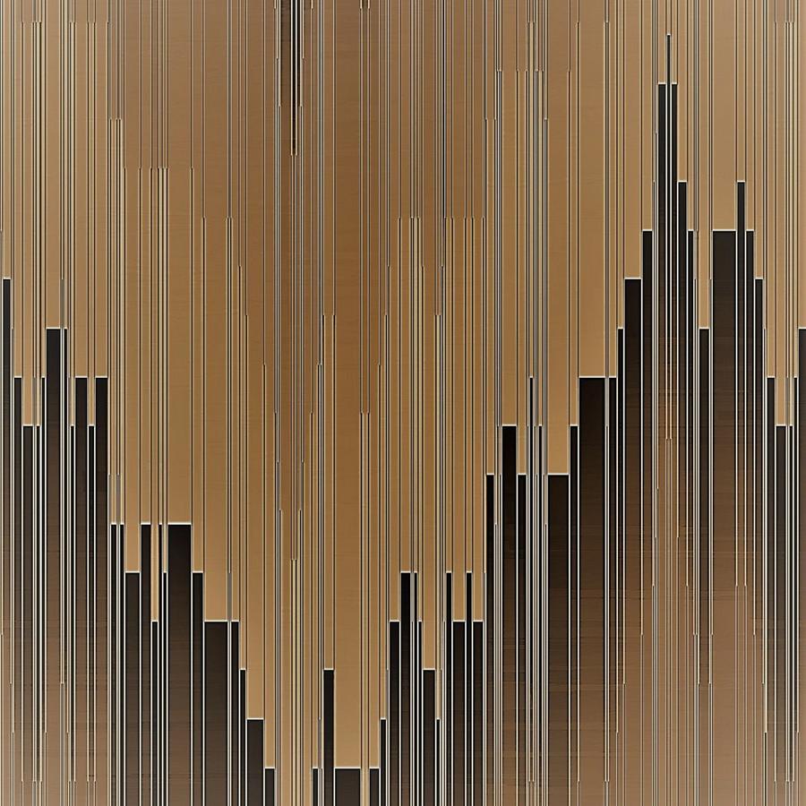 New York City Skyline in Wood Digital Art by Ronald Mills
