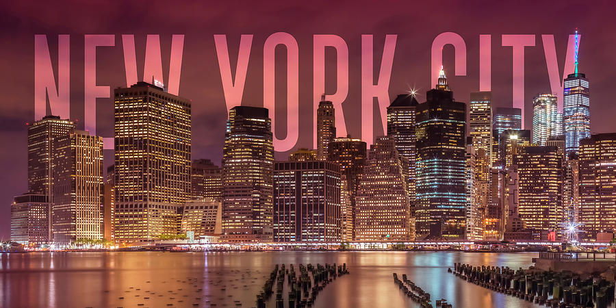 NEW YORK CITY Skyline - Panorama Photograph by Melanie Viola