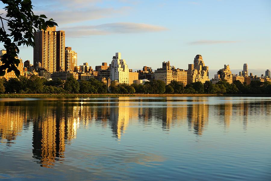 New York City Skyline Reflecting in the Water Photograph by Paul ...