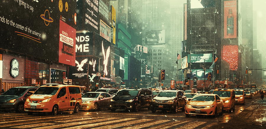New York City Times Square Photograph by Songquan Deng