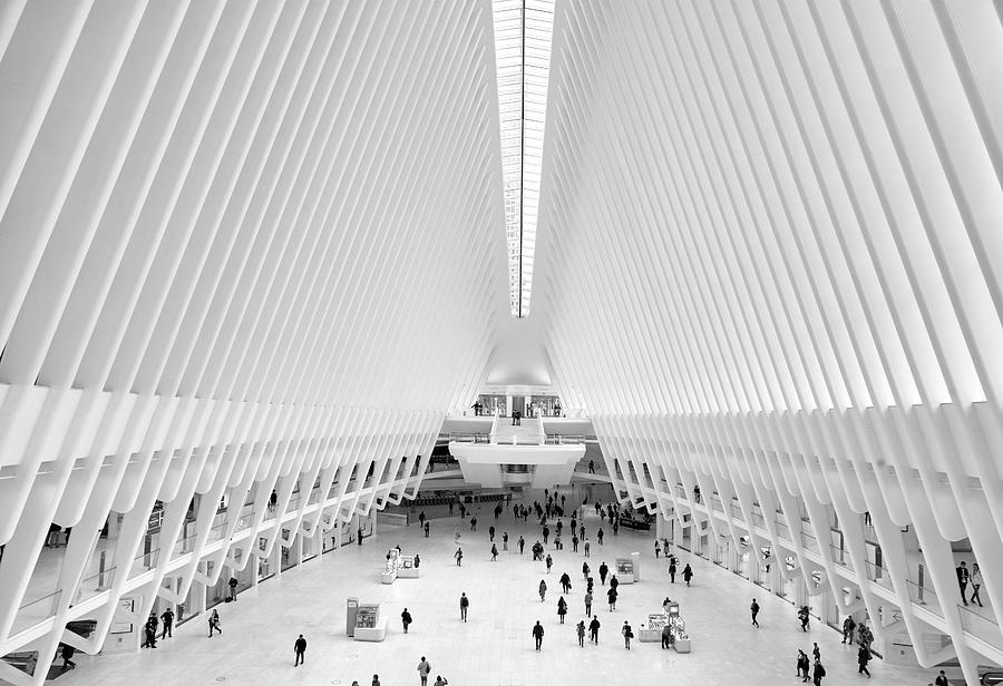 New York City World Trade Center Oculus Black and White Photograph by  Christopher Arndt