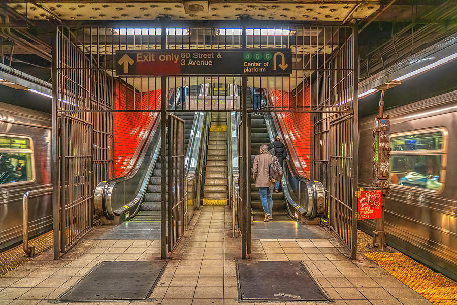 New York Citys Subway Photograph by Penny Polakoff