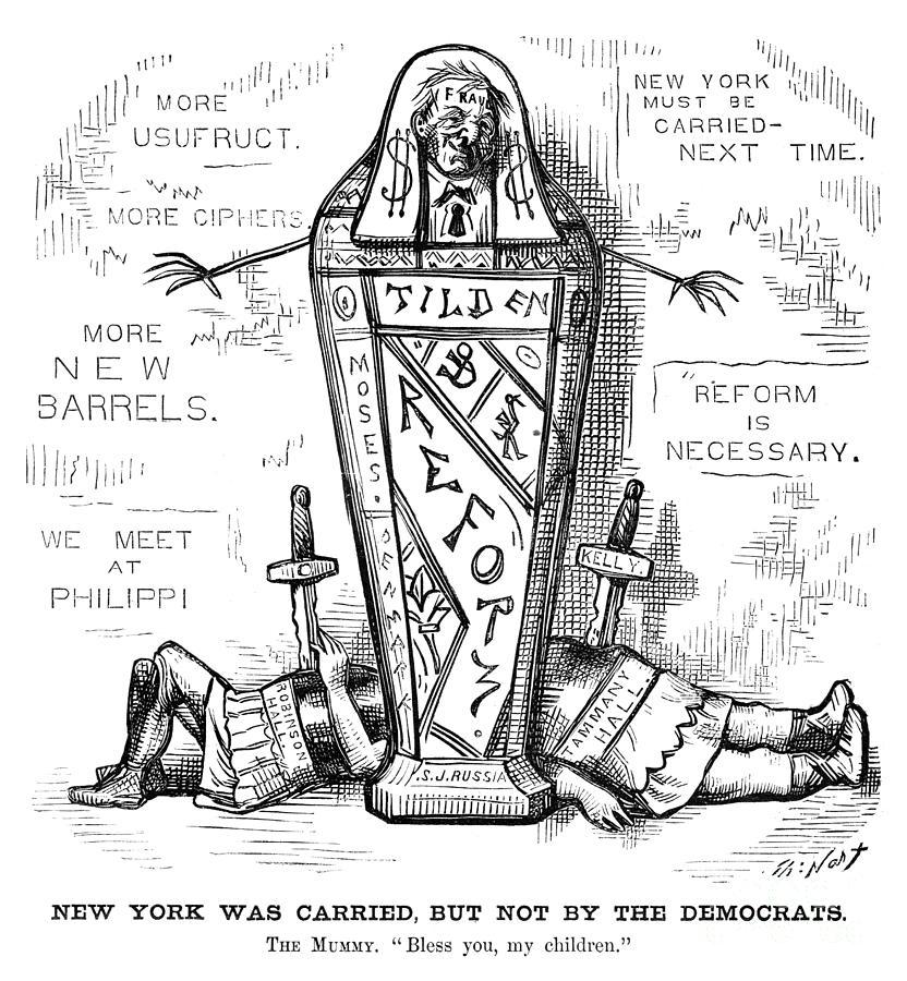 New York Election Photograph by Thomas Nast