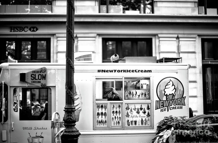  New York Ice Cream in Midtown Manhattan Photograph by John Rizzuto