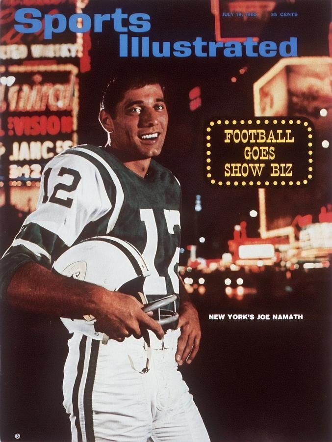 New York Jets Qb Joe Namath Sports Illustrated Cover by Sports