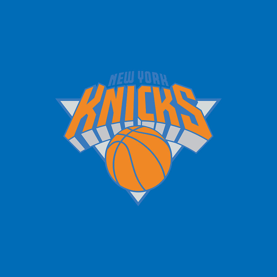 New York Knicks Basketball Team Blue Logo Digital Art by Waelchi Michele