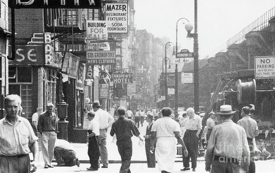 New York - Lower East Side, 1955 Photograph by Angelo Rizzuto - Fine ...