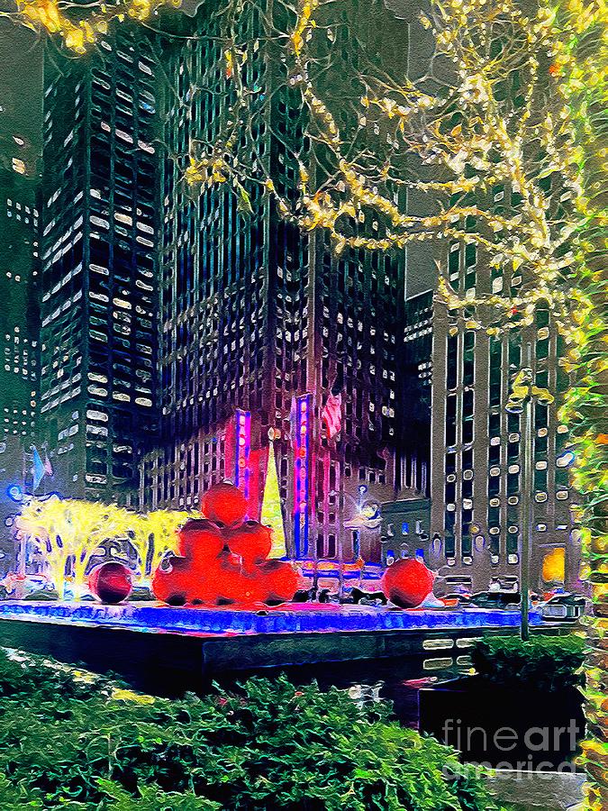 New York Manhattan Digital Painting 02 Digital Art