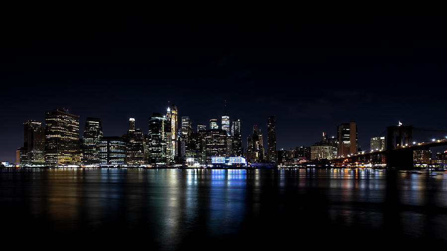 New York Nightscape Photograph by Marlo Horne