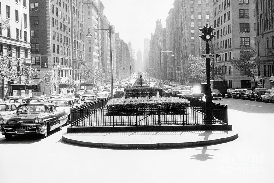 New York Park Avenue, 1959 Photograph by Angelo Rizzuto