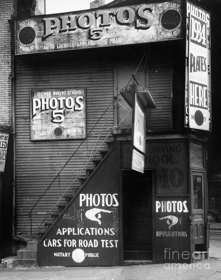 New York - Photo Studio Photograph by Walker Evans