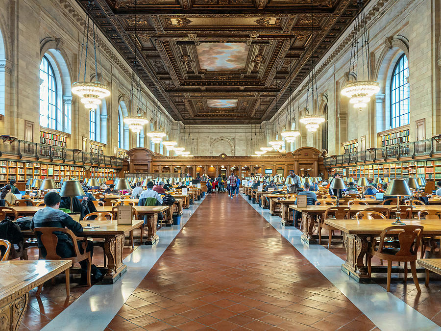 New York Public Library - Rose Main Reading Room Photograph by Sandi Kroll