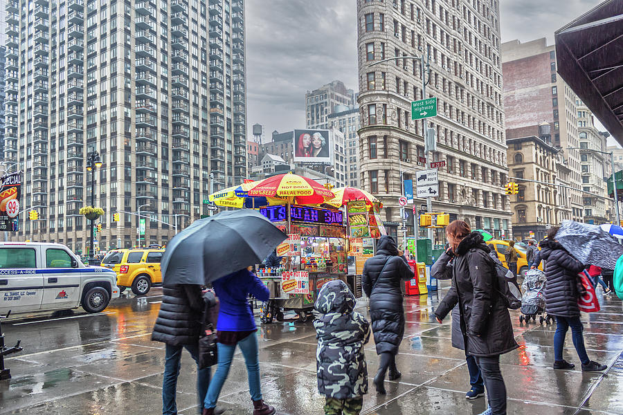 New York Rainy Day Photograph by Alison Frank