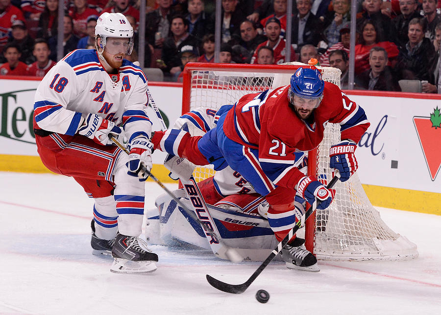 New York Rangers v Montreal Canadiens - Game Five Photograph by Richard Wolowicz