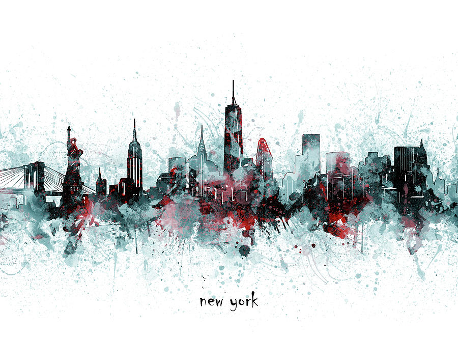 New York Skyline Artistic V2 Digital Art