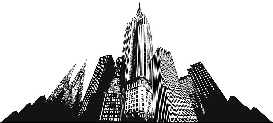 New York Skyline Drawing by Robotok