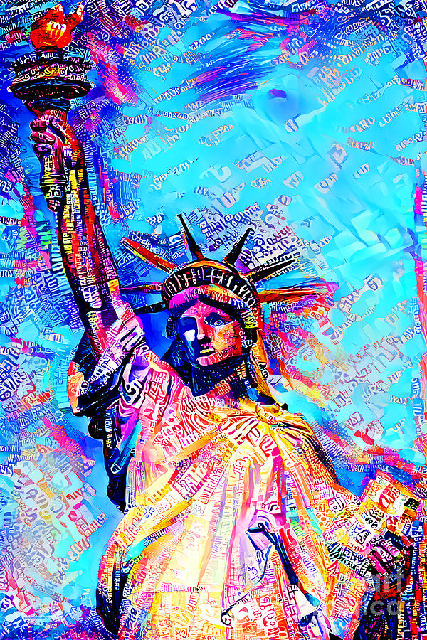 New York Statue of Liberty in Modern Contemporary Style 20210702 Photograph by Wingsdomain Art and Photography