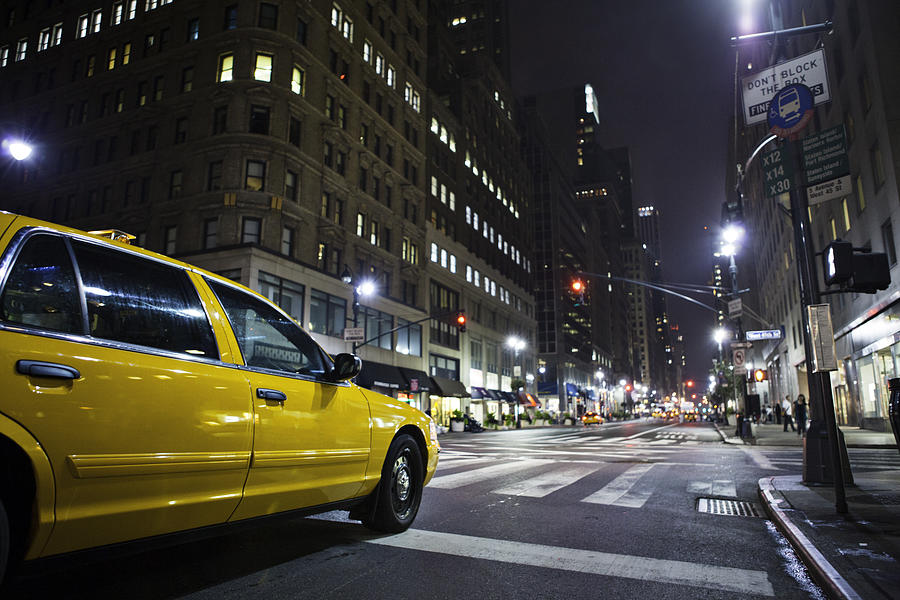 New York Taxi Photograph by Luis Alvarez