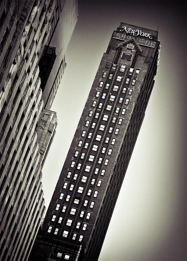 Architecture Photograph - New York Time by Dave Bowman