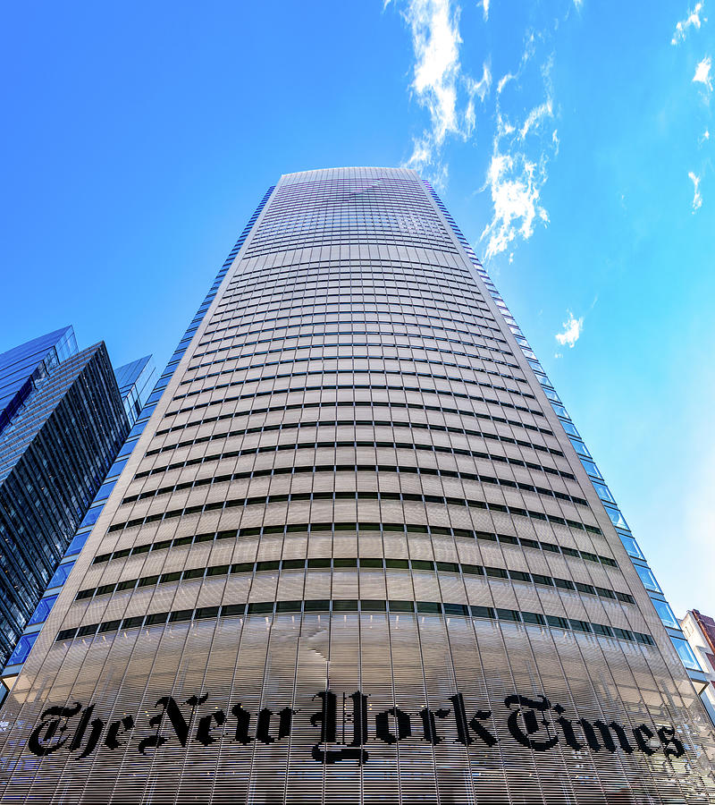 New York Times Building, Iconic New York Photograph by Marcy Wielfaert ...
