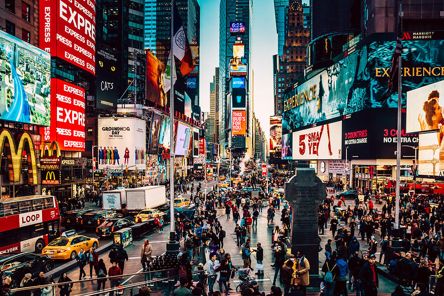 New York Times Square Photograph by Copyright Artem Vorobiev