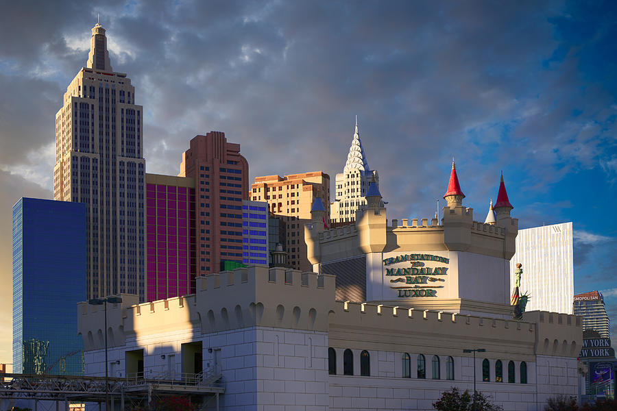 New York Vegas Skyline Photograph by Chris Smith