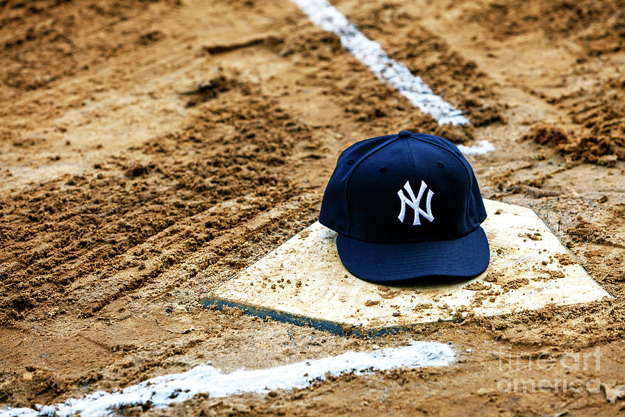 New York Yankees Cap Home Photograph by John Rizzuto