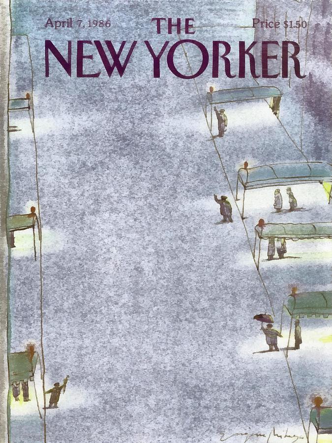 New Yorker April 7 1986 Digital Art by Aiken Goates