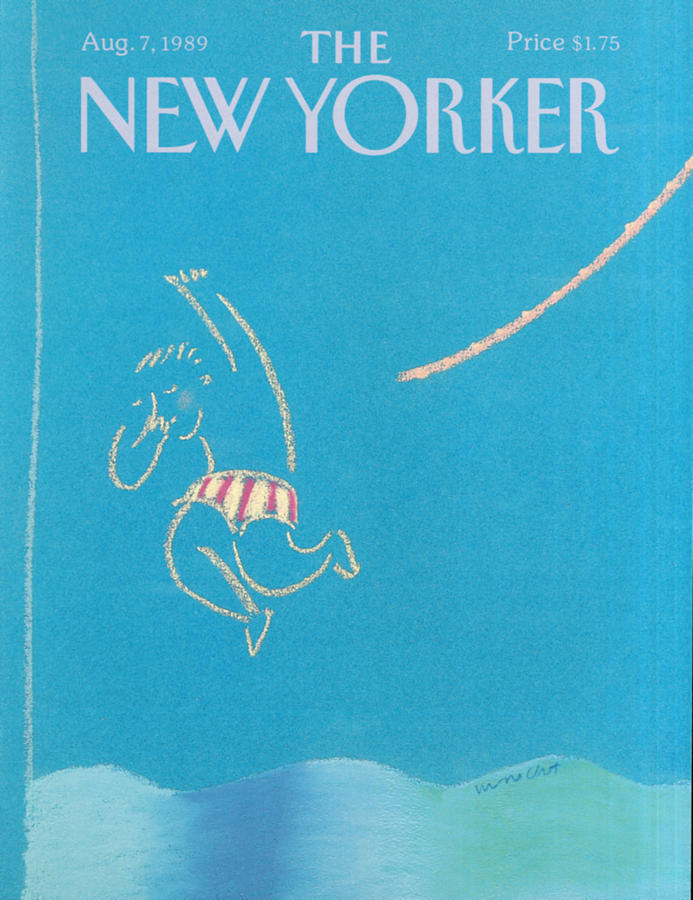 New Yorker August 7, 1989 Painting by Merle Nacht