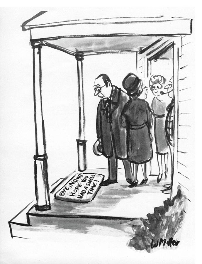 New Yorker January 7, 1974 Drawing by Warren Miller New Yorker January 7, 1974 Drawing by Warren Miller