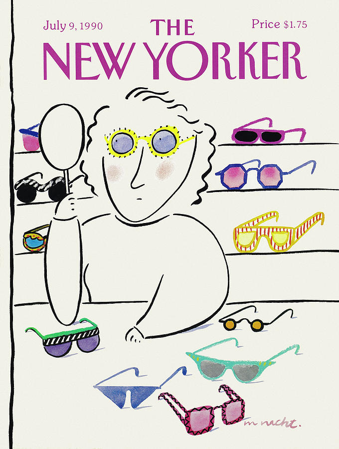 New Yorker July 9, 1990 Painting by Merle Nacht