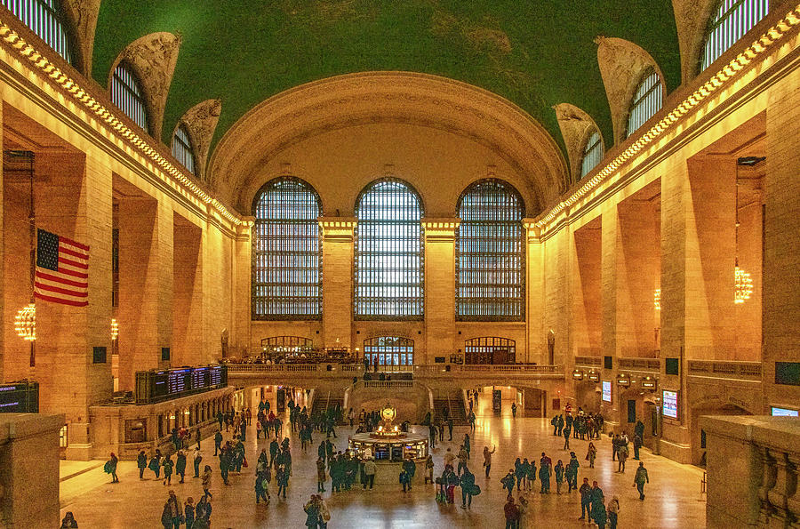New Yorks Grand Central Station Photograph by Marcy Wielfaert