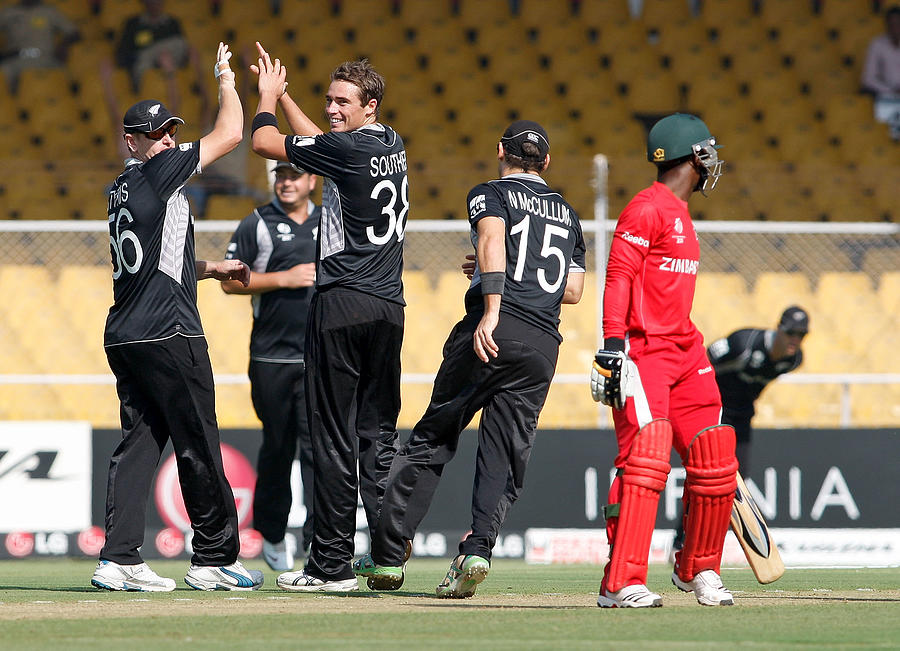 New Zealand v Zimbabwe: Group A - 2011 ICC World Cup Photograph by Graham Crouch