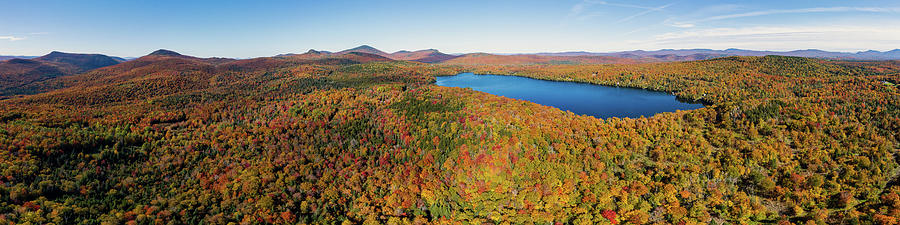 Newark, Vermont Fall Foliage Panorama #2 - October 2022 Photograph by John Rowe