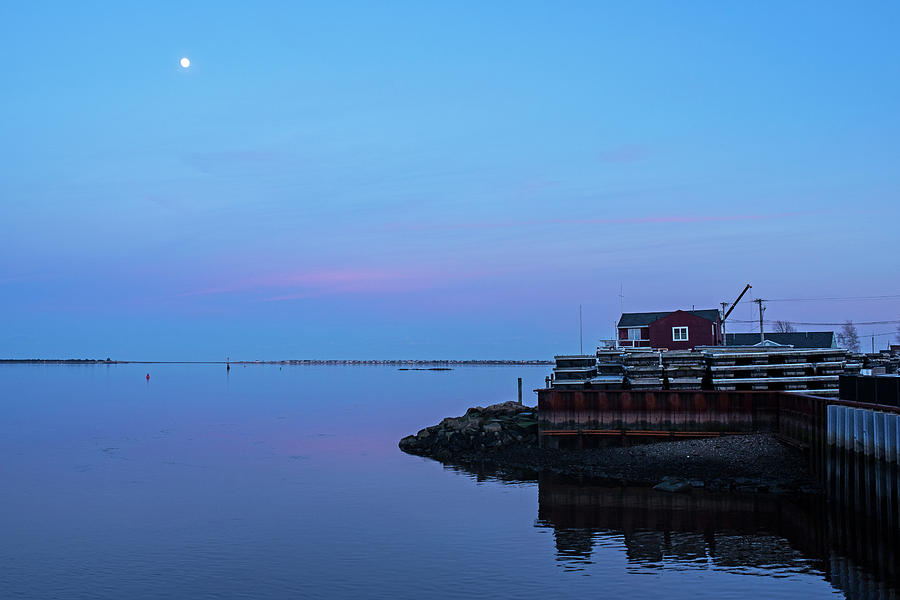Newburyport Massachusetts Beautiful Blue Sky Merrimack River Photograph by Toby McGuire