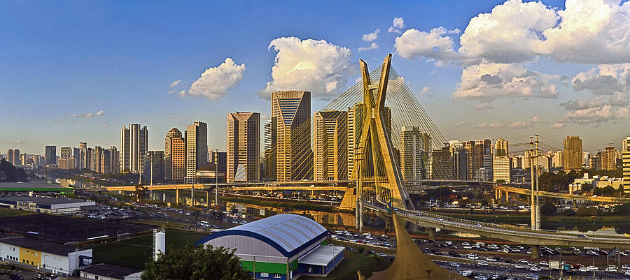 Newest Sao Paulo Corporate Skyline Photograph by Carlos Alkmin