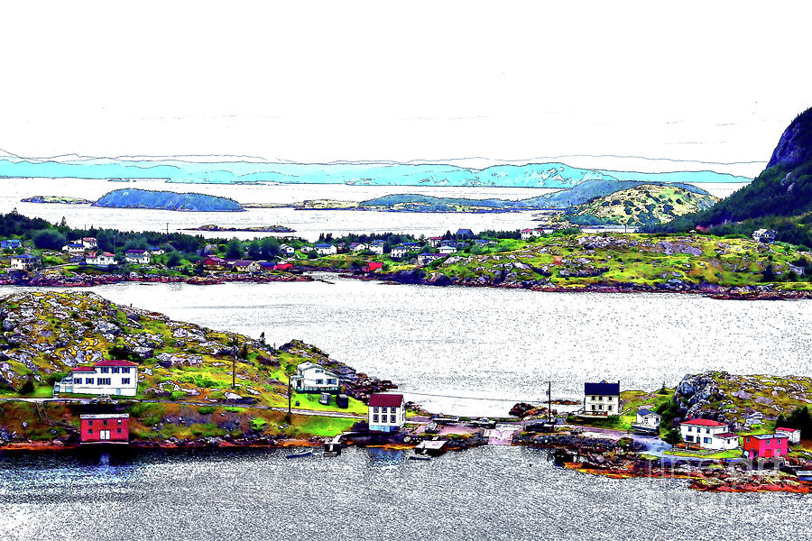 Newfoundland Coast V1 Digital Art