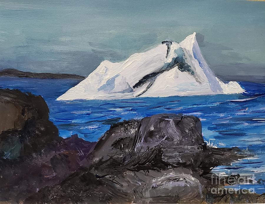 Newfoundland Iceberg Painting