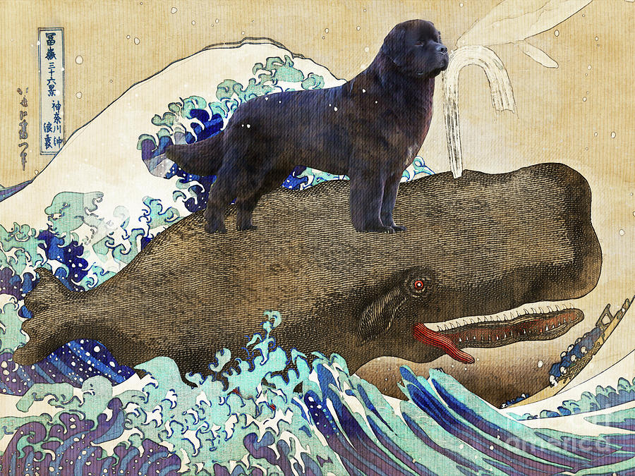 Newfoundland Kanagawa The Great Wave Painting
