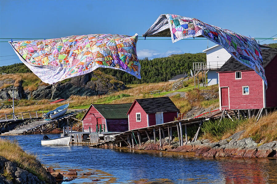 Newfoundland quilts Photograph by Tatiana Travelways