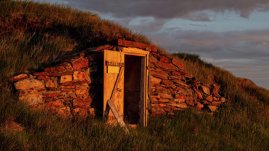 Newfoundland Root Cellar Photograph by CR Courson