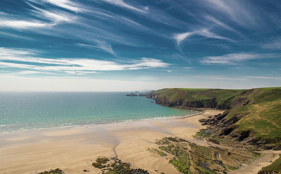 Newgale Beach at Low Tide. Photograph by Colin Allen | Fine Art America