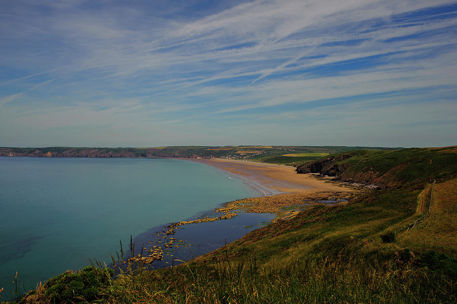 Newgale Beach in Pembrokeshire Photograph by Cassi Moghan