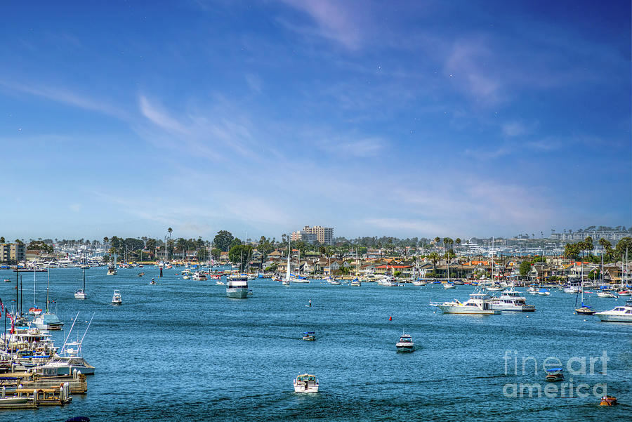 Newport Balboa Channel Photograph by David Zanzinger Newport Balboa Channel Photograph by David Zanzinger
